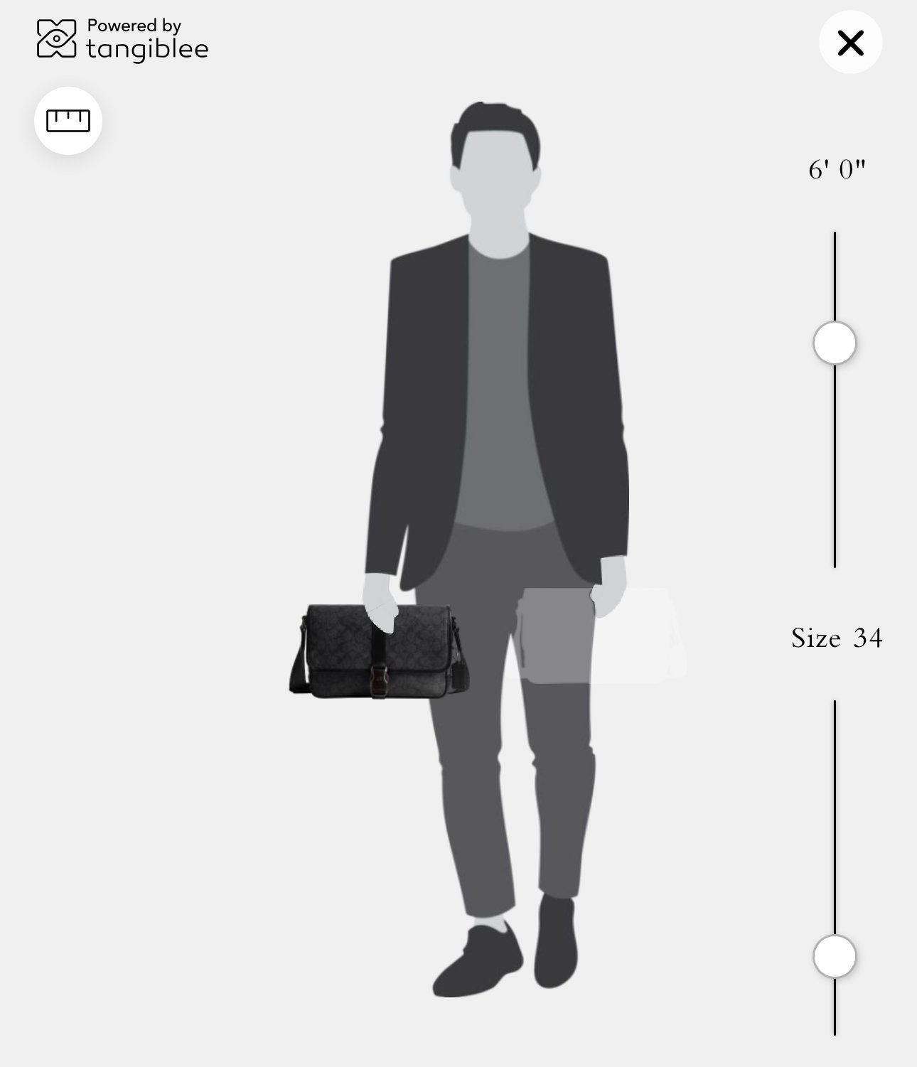 League Messenger Bag In Signature Canvas 3